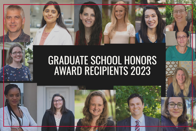Graduate School Honors Award Recipients 2023