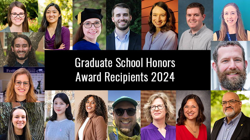 Graduate School Honors Award Recipients 2024