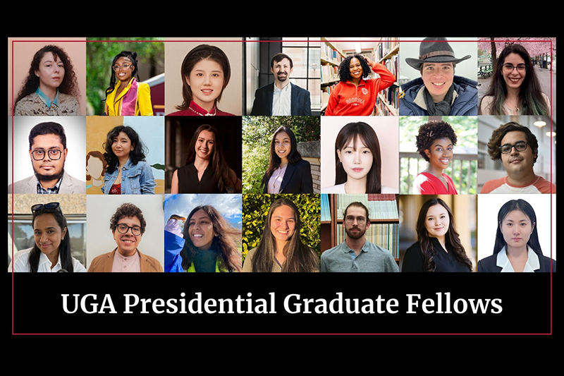 2024 UGA Presidential Graduate Fellowship Award Recipients