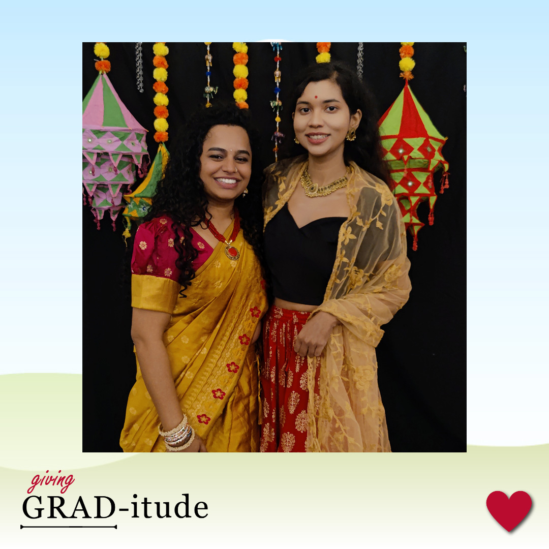 Graduate Students Gayatri Basapuram and Shavindi Ediriarachchi