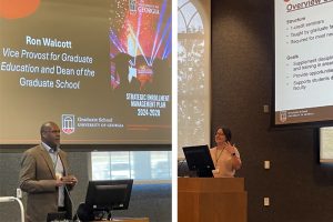 Ron Walcott and Anne Shaffer present at CSGS