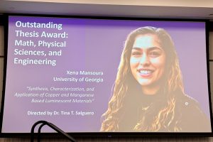 Xena Mansoura, Outstanding Thesis Award: Math, Physical Sciences, and Engineering