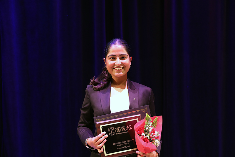 photo of Anshul, Grand Prize winner, 2025 UGA 3MT