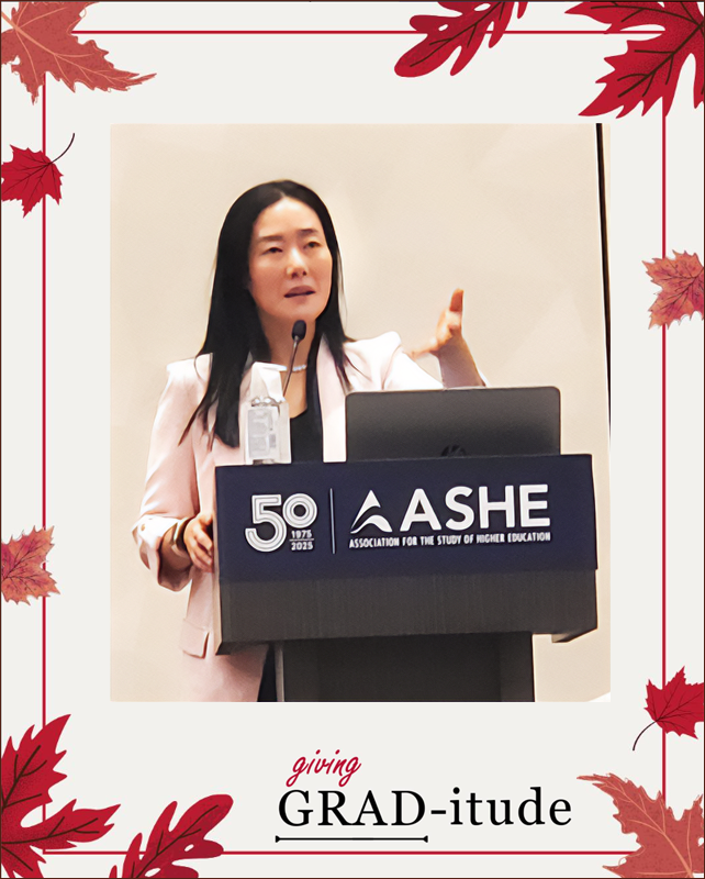 Giving GRAD-itude: Dr. Katie Koo