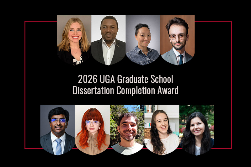 2026 UGA Graduate School Dissertation Completion Award